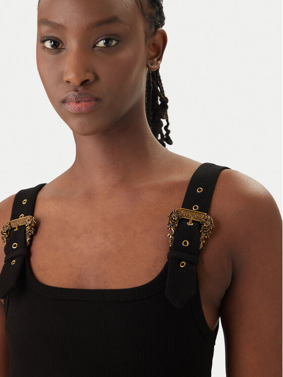 Versace Jeans Couture Versace Jeans Couture Ikdienas kleita 80HAO943 J0198 Melns Slim Fit