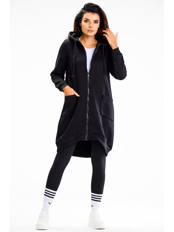 Infinite You Infinite You Mikina M334 Čierna Basic Fit