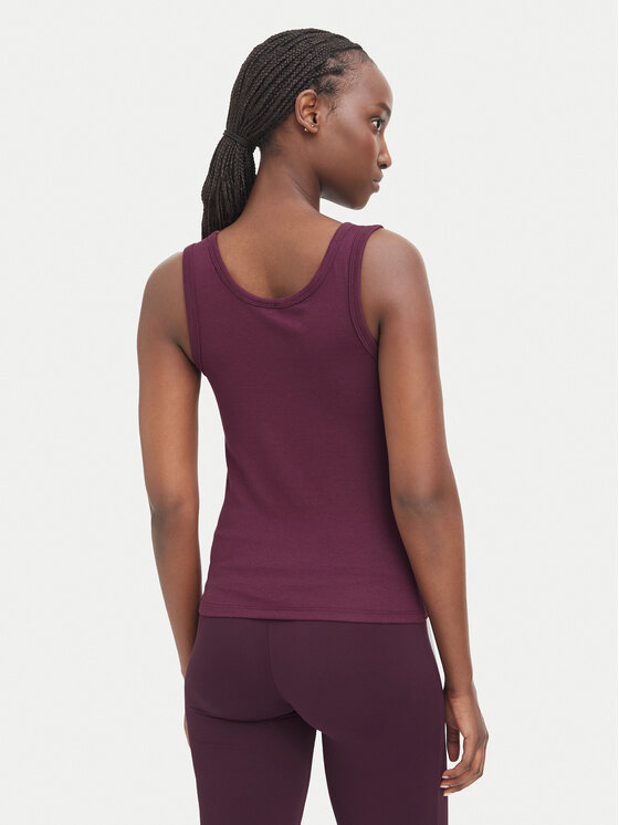Guess Guess Top V6YP09 K4312 Bordowy Regular Fit
