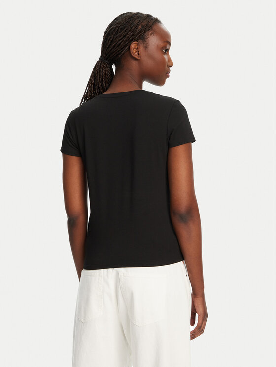 Patrizia Pepe Patrizia Pepe T-Shirt CM1419/J013-K103 Czarny Regular Fit