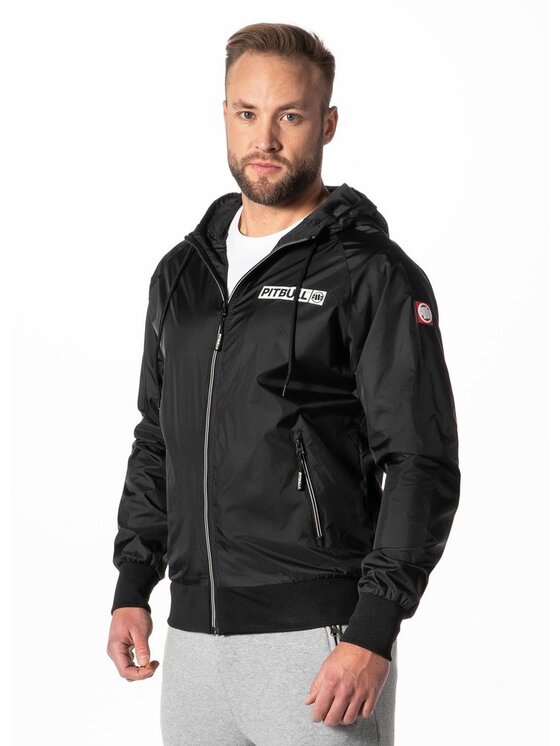 PITBULL PITBULL Kurtka przejściowa Kurtka Czarny Regular Fit