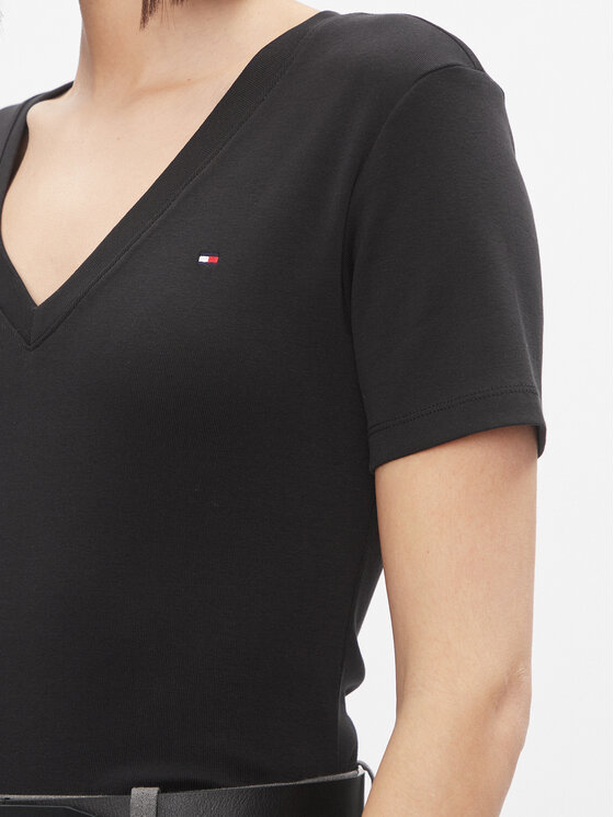 Tommy Hilfiger Tommy Hilfiger T-shirt New Cody WW0WW40584 Nero Slim Fit
