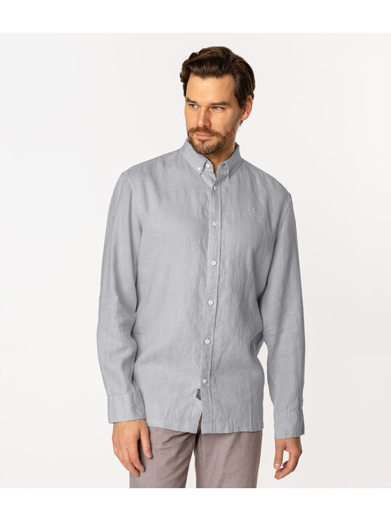Lee Cooper Lee Cooper Koszula RODOS 2020 Szary Comfort Fit