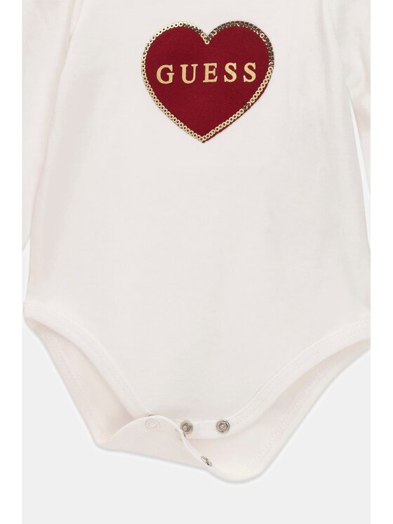 Guess Kids Guess Kids Každodenné šaty 184447 Biela Classic Fit