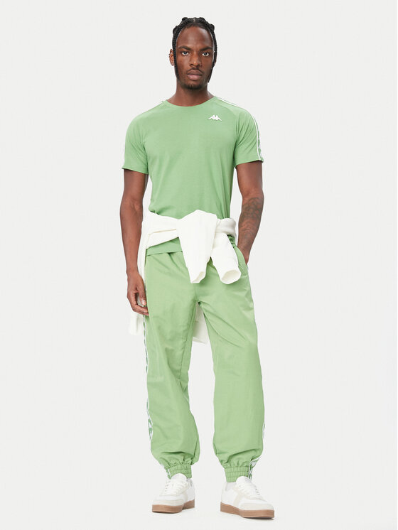 Kappa Kappa Тишърт Banda Coen 303UV10 Зелен Slim Fit