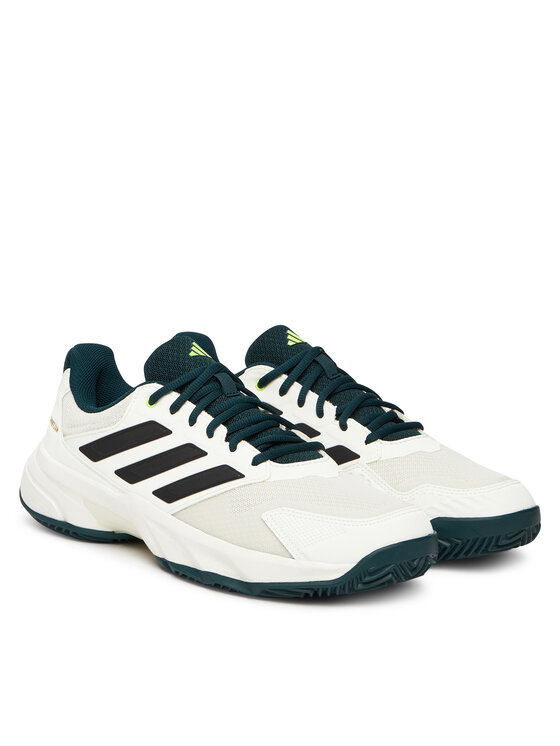 adidas adidas Παπούτσια Τένις CourtJam Control 3 Clay JH5137 Λευκό