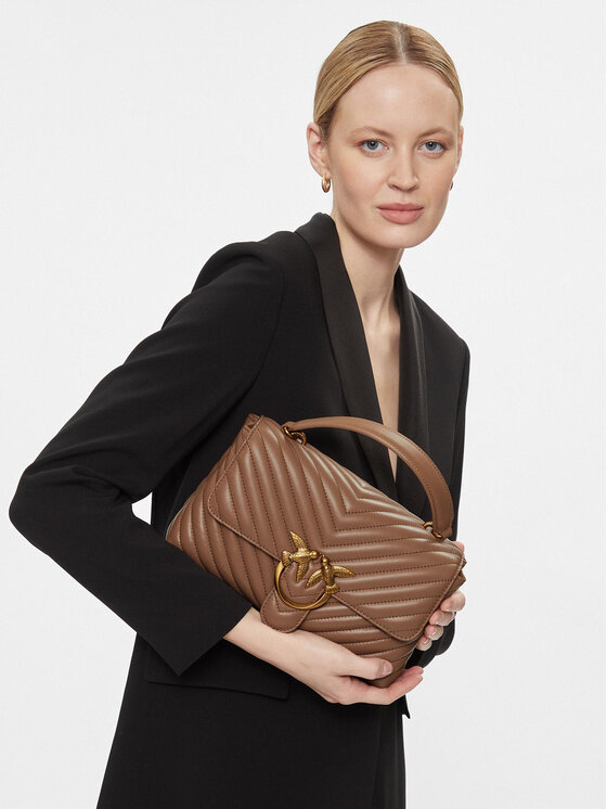 PINKO Pinko Ročna torba Love Lady Puff Classic Cl Rjava