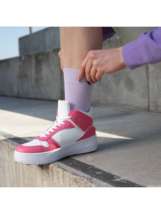 Zooksy Zooksy Skarpety wysokie unisex Basic Fioletowy