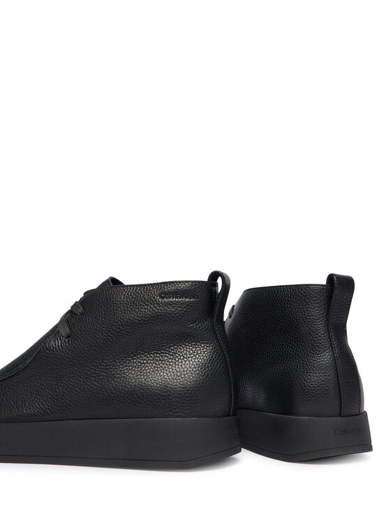 Calvin Klein Calvin Klein Μποτίνια Hybrid Cup Apron Boot Lth HM0HM01987 Μαύρο
