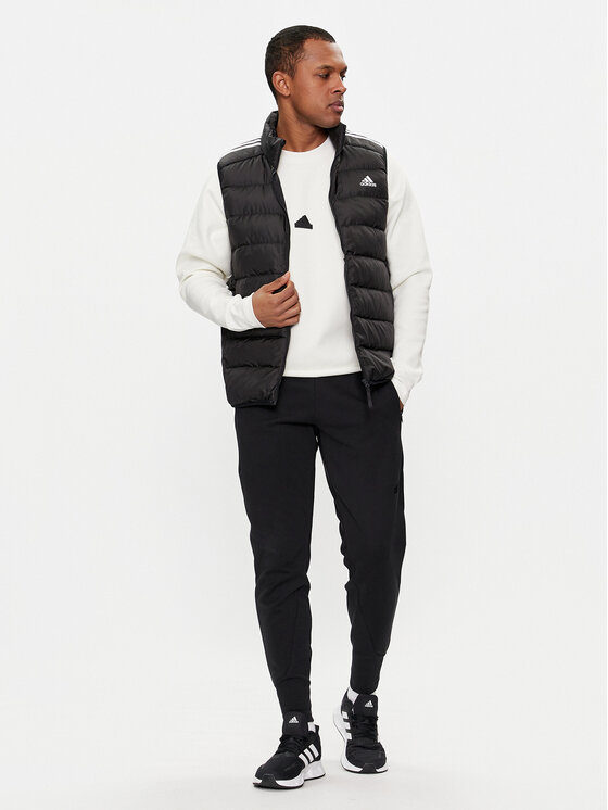 adidas adidas Kamizelka Essentials 3-Stripes HZ5728 Czarny Regular Fit