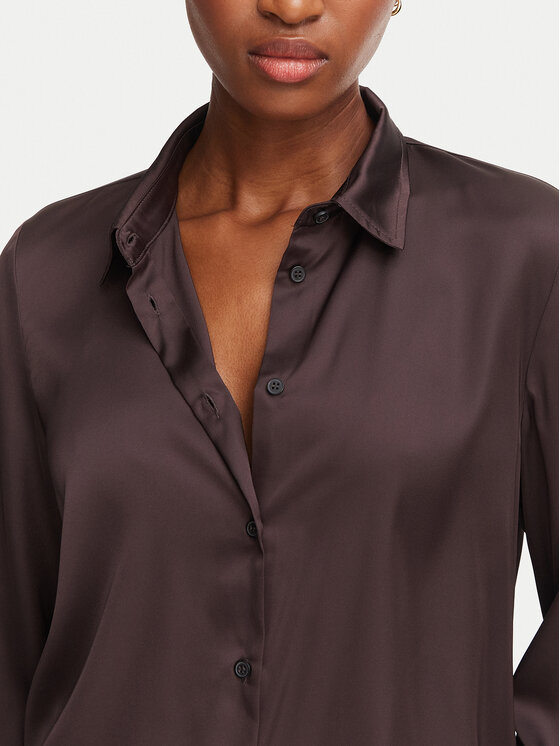 Marella Marella Πουκάμισο Emme by Marella Edro 2625116081 Σκούρο καφέ Regular Fit