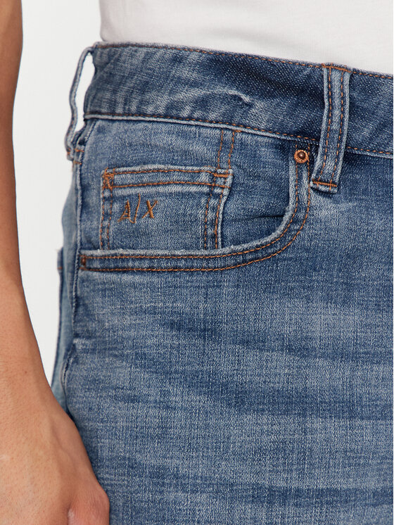Armani Exchange Armani Exchange Džínsové šortky 3DZJ65 Z1XBZ 1500 Modrá Regular Fit