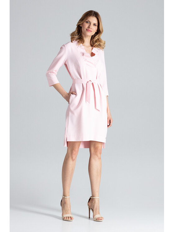 FIGL FIGL Sukienka M644 Różowy Regular Fit