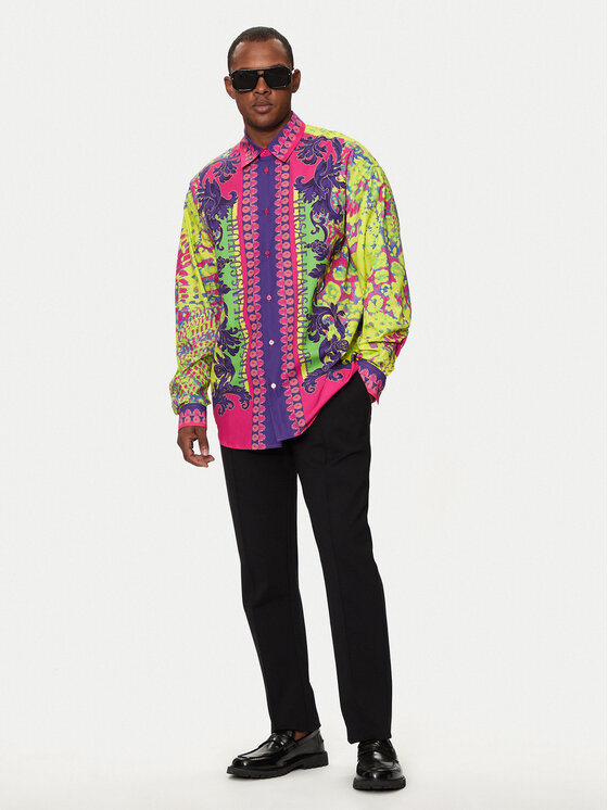 Versace Jeans Couture Versace Jeans Couture Сорочка 76GAL21A Кольоровий Regular Fit