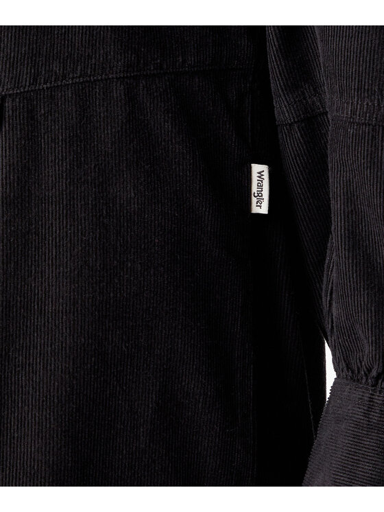 Wrangler Wrangler Sukienka koszulowa W9M14A100 Czarny Regular Fit