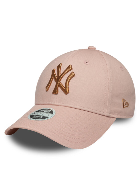 New Era Šiltovka New York Yankees Metallic 9FORTY 60667375 Ružová
