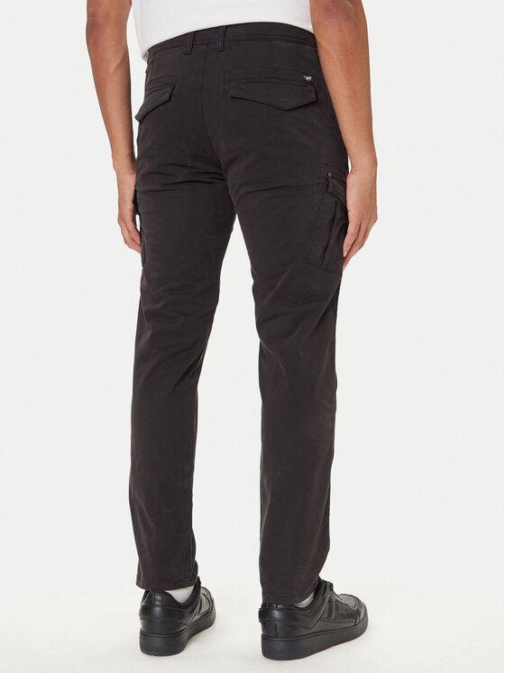 Mustang Mustang Παντελόνι υφασμάτινο Daytona 1016826 Μαύρο Slim Fit