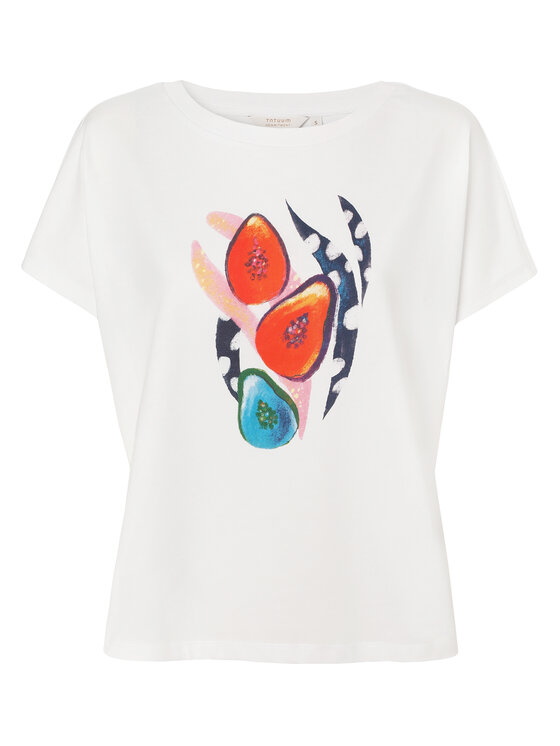 TATUUM TATUUM T-Shirt NILS 2 Biały Classic Fit