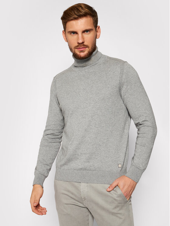 Bugatti Bugatti Golfas 7700 65520 Pilka Regular Fit