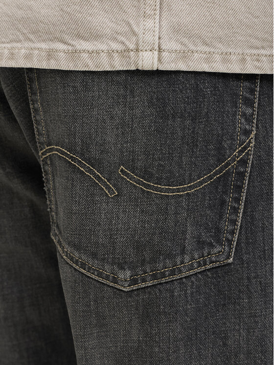 Jack & Jones Jack & Jones Jeansy Chris 12294332 Černá Loose Leg
