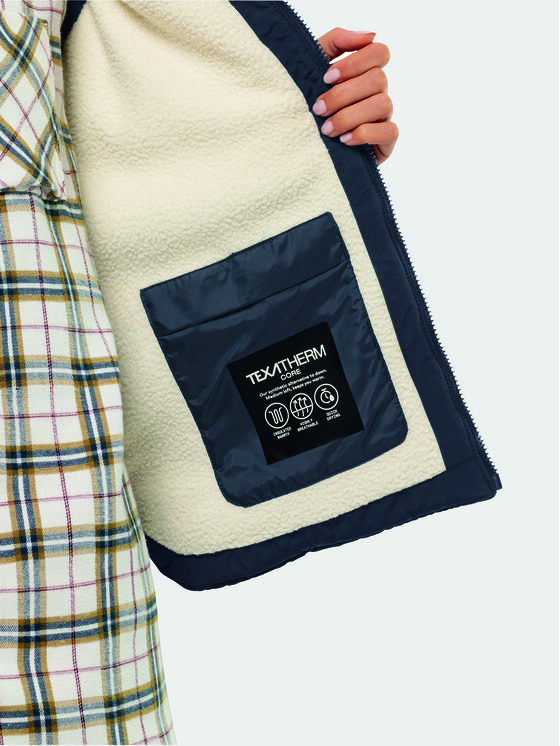 Jack Wolfskin Jack Wolfskin Bezrękawnik White Frost Vest 1207371 Granatowy Regular Fit
