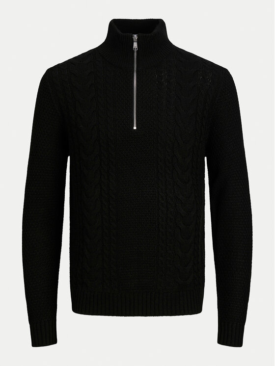 Jack&Jones Jack&Jones Džemper Craig 12260826 Crna Regular Fit