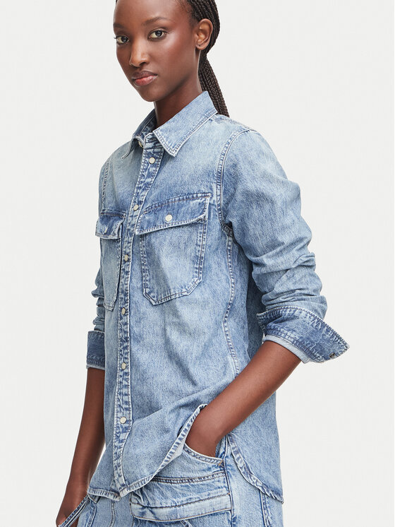 G-Star Raw G-Star Raw Koszula jeansowa 2-pkt D30440-D539 Niebieski Regular Fit