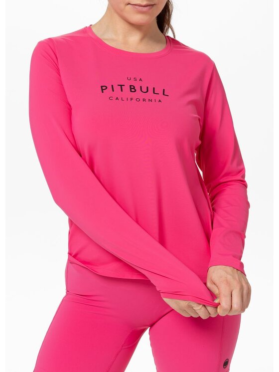 PITBULL PITBULL Koszulka techniczna AVENIDA Różowy Regular Fit