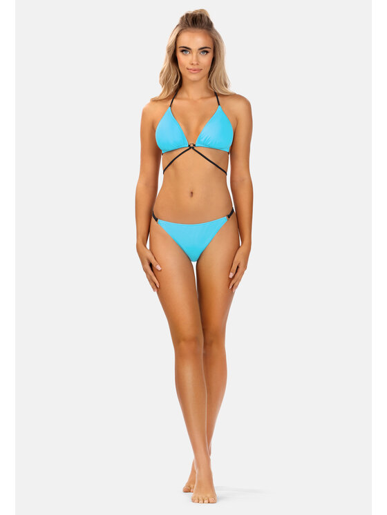 Miss Lou Miss Lou Bikini ML003 Niebieski