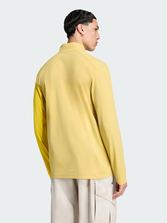adidas adidas Koszulka techniczna 143621 Żółty Regular Fit