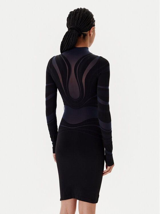 Wolford Wolford Kokteilinė suknelė Venus 57178 Tamsiai mėlyna Slim Fit