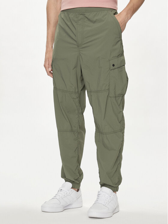 Gap Gap Hlače 487058-01 Zelena Relaxed Fit