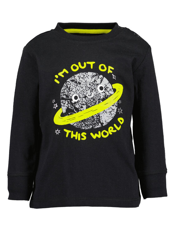 Blue Seven Bluză 977624 X Negru Regular Fit