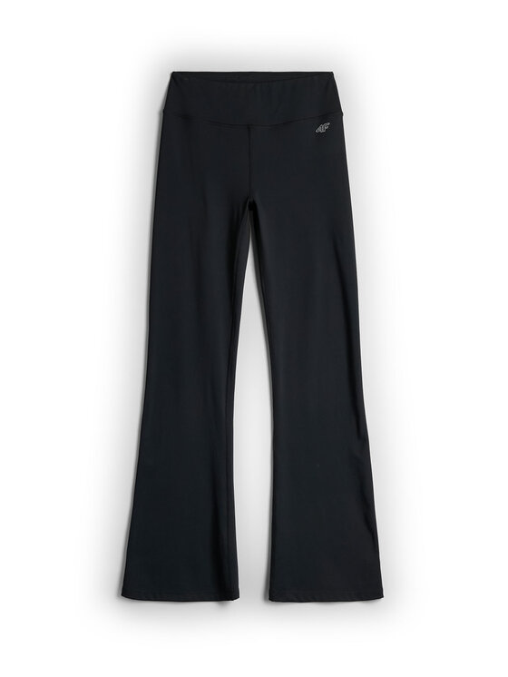 4F 4F Legginsy SPORT OFFICE Czarny Slim Fit