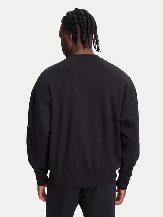 adidas adidas Pulóver Essentials JF3542 Fekete Loose Fit