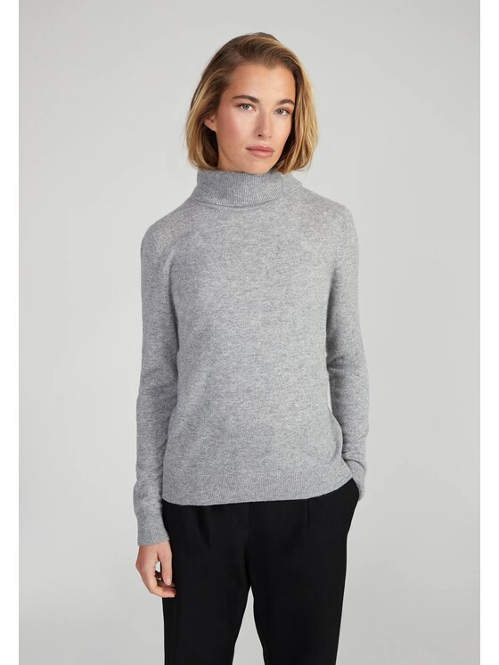 Style Republic Style Republic Golf kaszmiru Szary jasny Slim Fit
