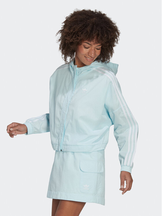 adidas adidas Felpa adicolor Classics HL9305 Celeste Relaxed Fit