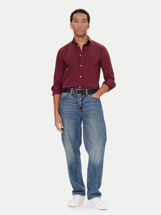 Tommy Jeans Tommy Jeans Camicia Original DM0DM04405 Rosso Slim Fit