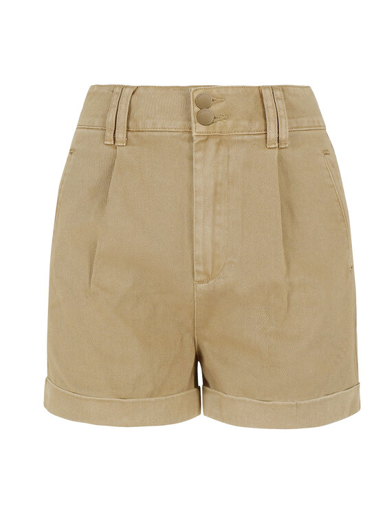 Volcano Volcano Szorty jeansowe E-CANDY Beżowy Regular Fit