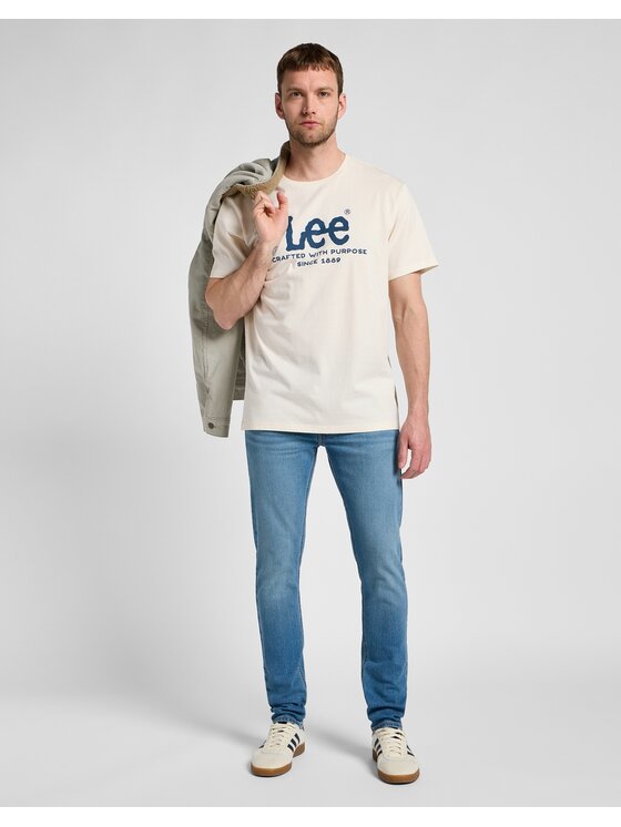 Lee Lee Jeansy Luke Alpine Niebieski Slim Fit