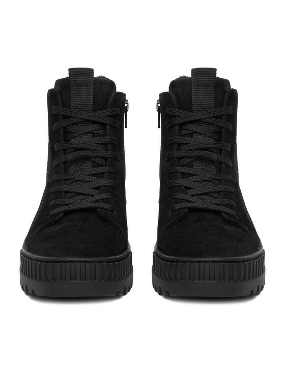 Lasocki Lasocki Schnürschuhe CEO-WI23-N-PUSZAN-02 Schwarz