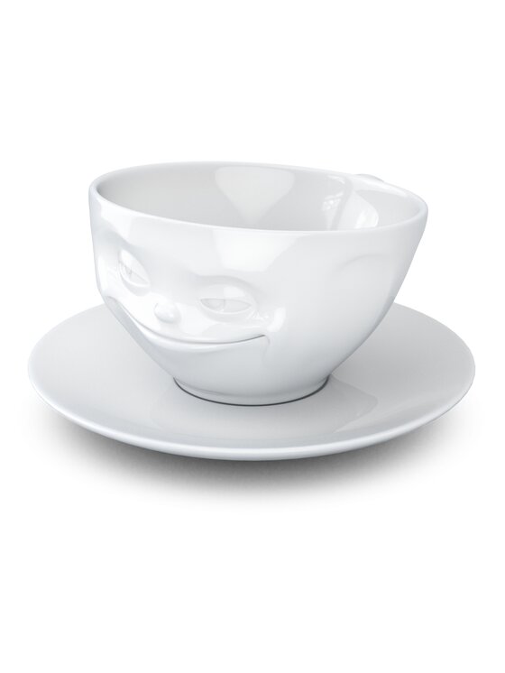 58 products 58 products Filiżanka ze spodkiem uniwersalna - Grinning Biały