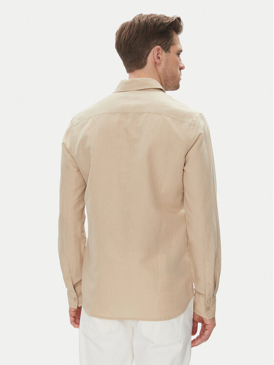 Calvin Klein Jeans Calvin Klein Jeans Košile J30J327295 Béžová Regular Fit