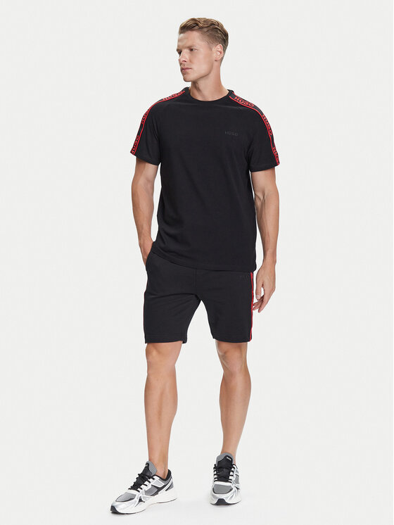 HUGO HUGO T-krekls Liam 50540912 Melns Regular Fit