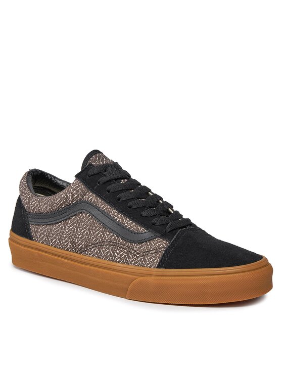 Vans old 2024 skool black outsole