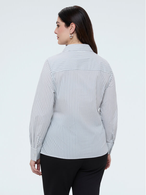 Fiorella Rubino Fiorella Rubino Koszula 5026T001430N0Z3 Szary A-Line Fit