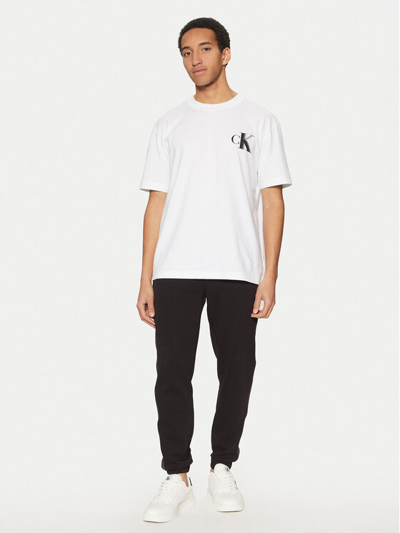 Calvin Klein Jeans Calvin Klein Jeans Tričko J30J327475 Biela Regular Fit