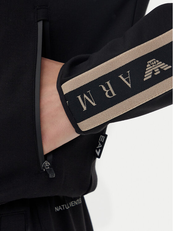 EA7 Emporio Armani EA7 Emporio Armani Bluza 7W000275 AF12501 UC001 Czarny Regular Fit