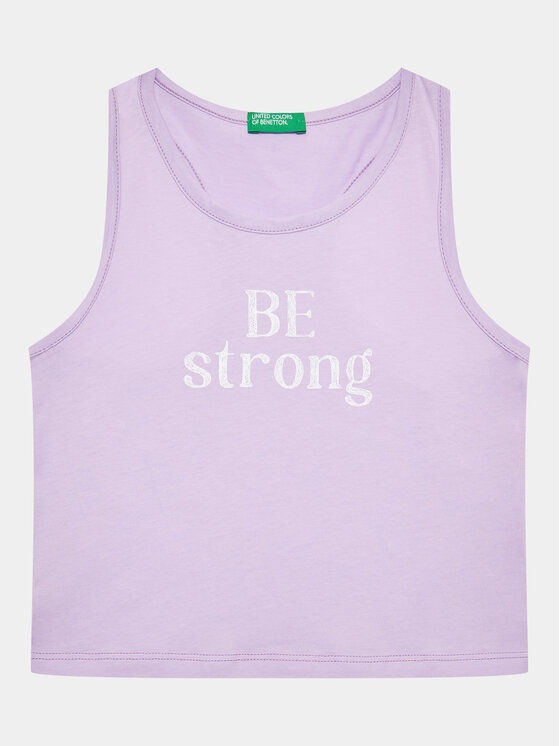 United Colors Of Benetton United Colors Of Benetton Marškinėliai 3096CH013 Violetinė Regular Fit