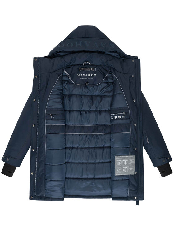 Navahoo Navahoo Kurtka zimowa Frostkuss Niebieski Regular Fit